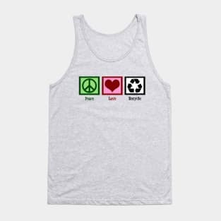 Peace Love Recycle Tank Top